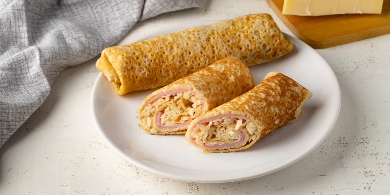 10 способов красиво завернуть блины с начинкой